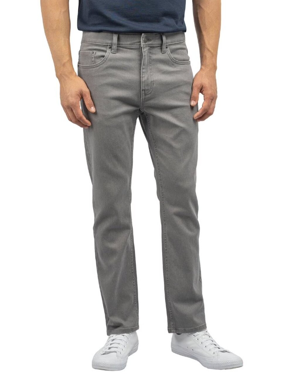 NEW Jachs NY Men's 5 Pocket Denim Pant Grey 34X30
